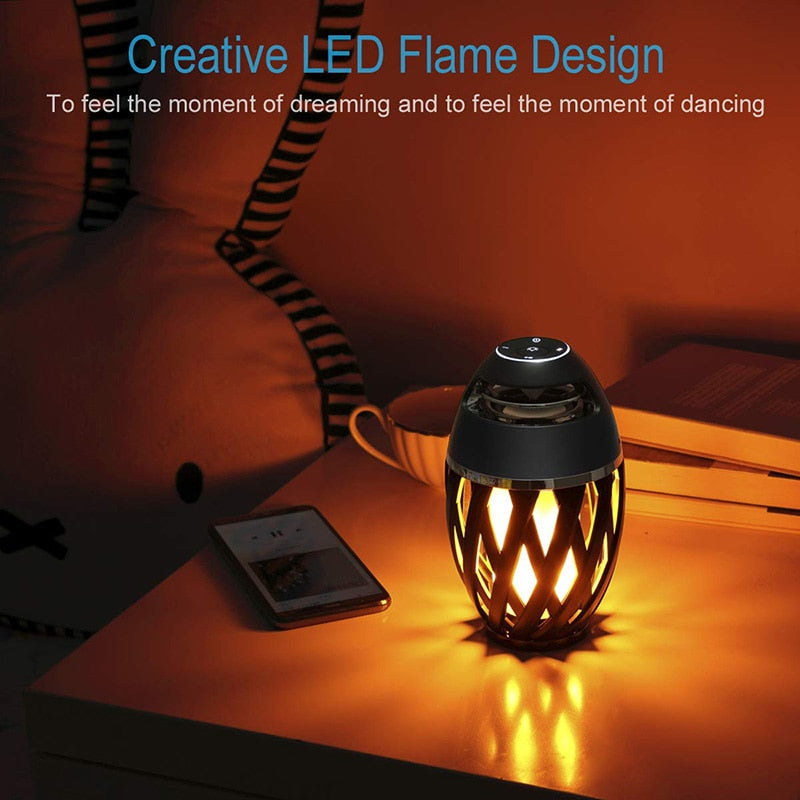 LED Flame Atmosphere speaker Lamp