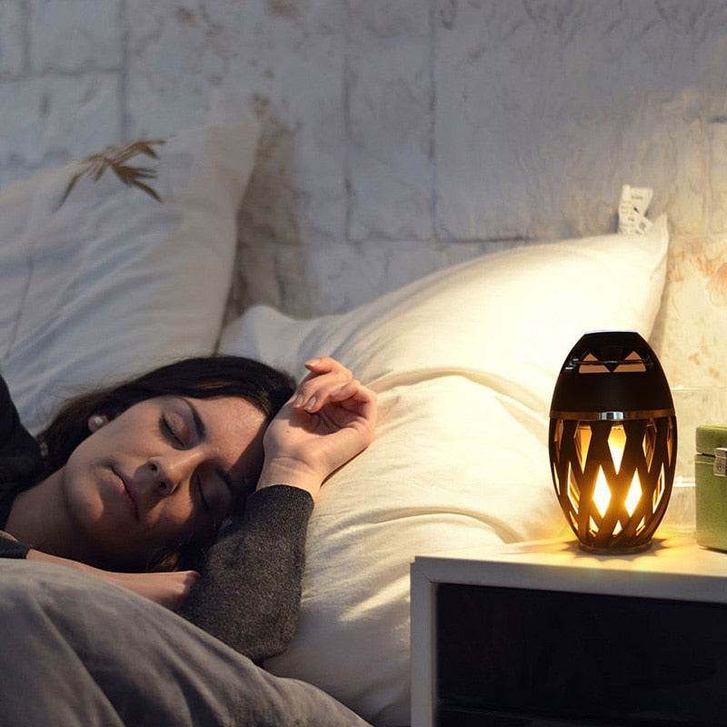 LED Flame Atmosphere speaker Lamp
