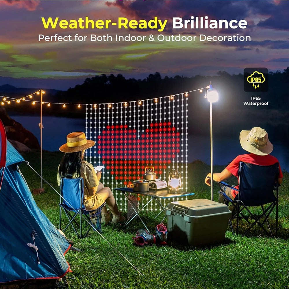 Smart LED Curtain Light APP Control RGB