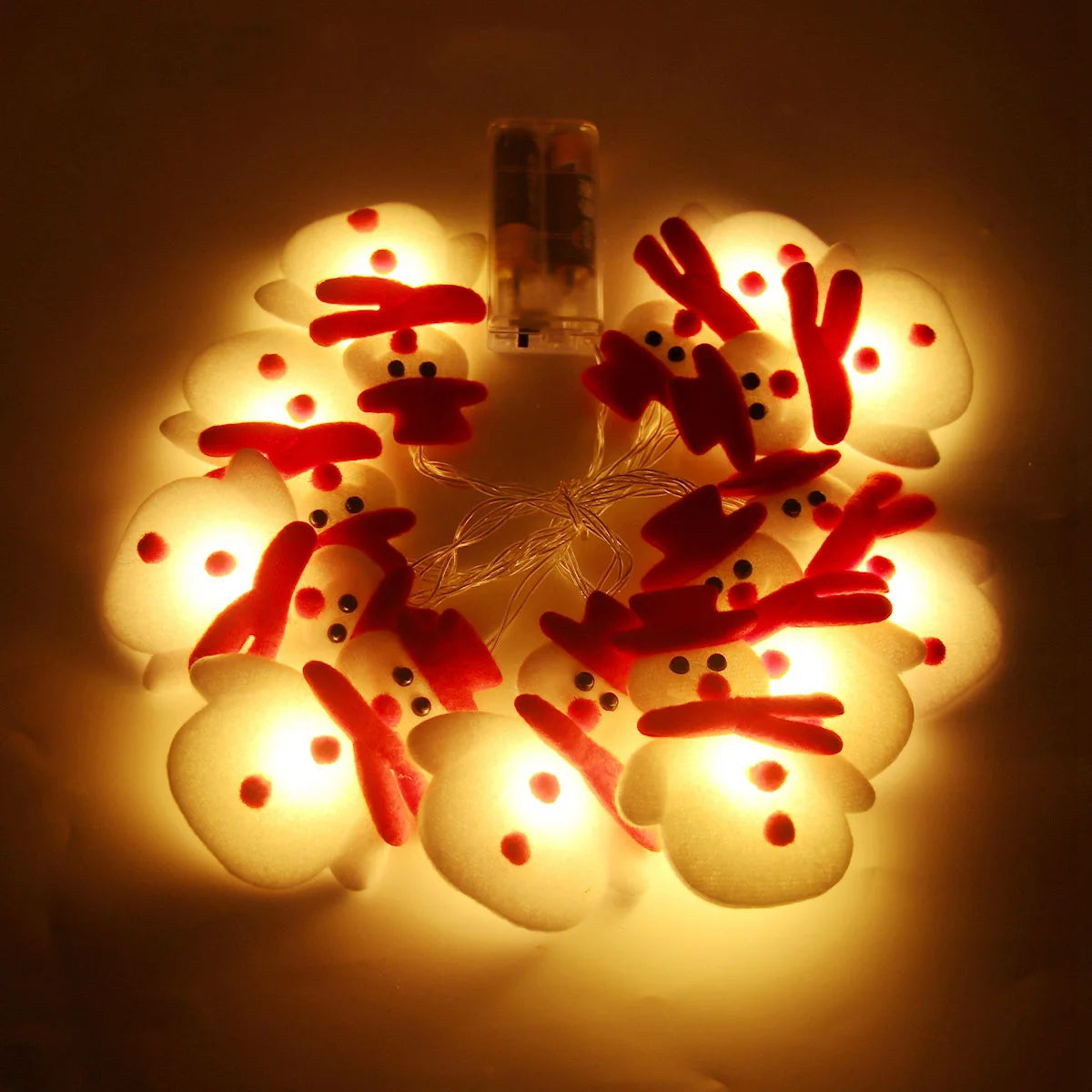 Snowman Christmas LED Garland String Light