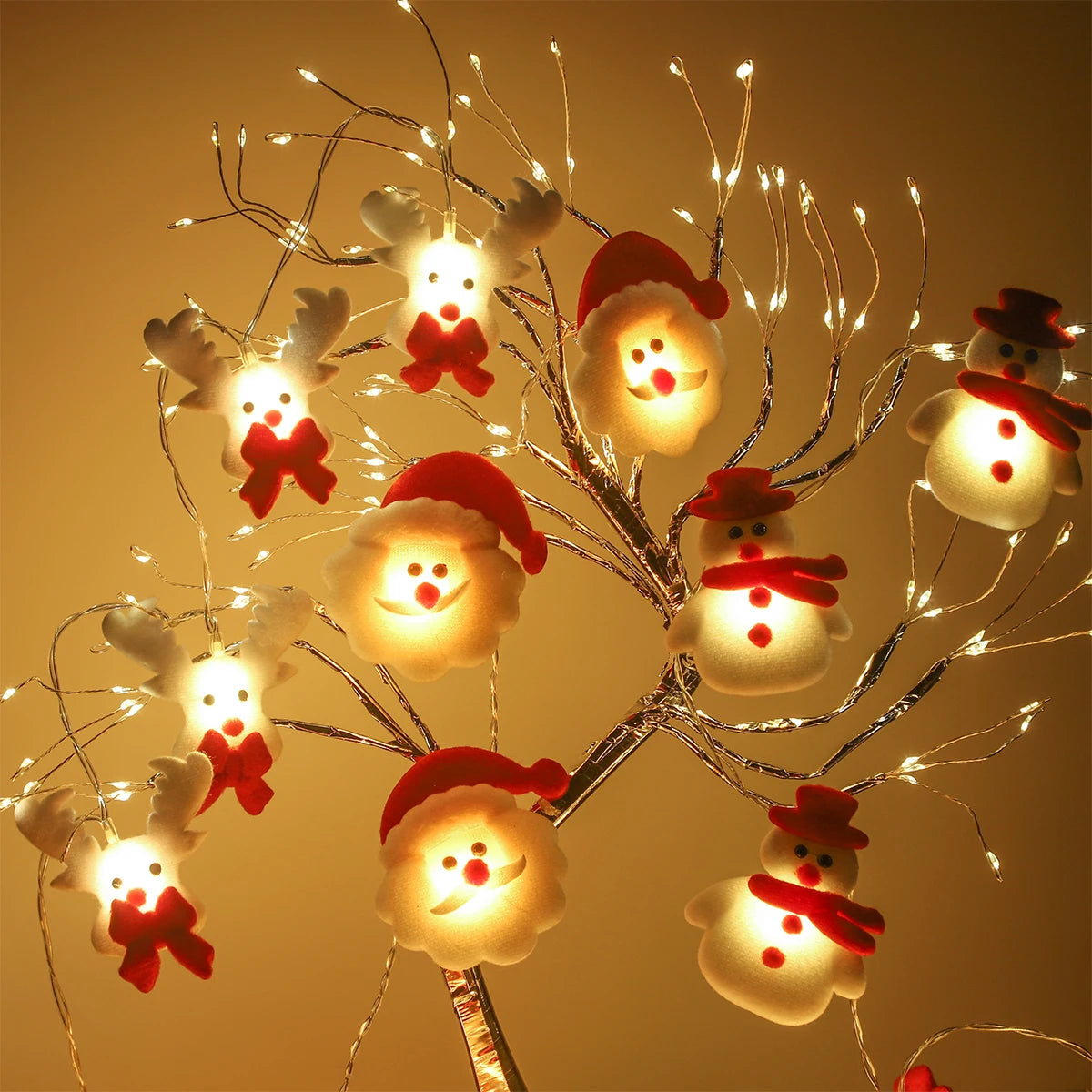 Snowman Christmas LED Garland String Light