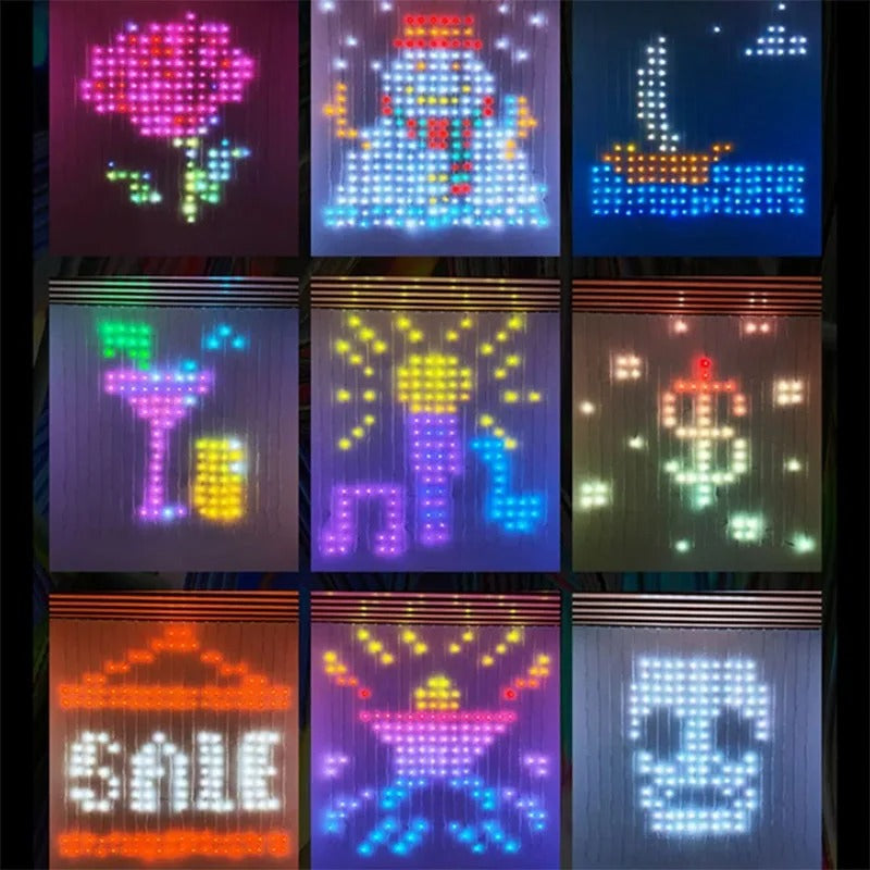 Smart LED Curtain Light APP Control RGB