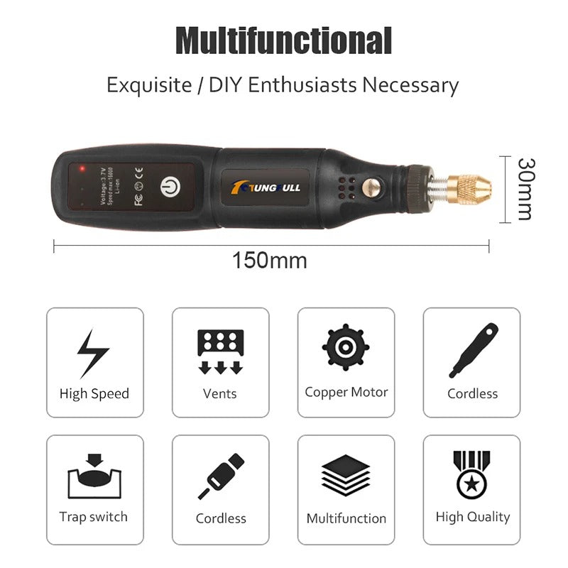 Electric Cordless Rotary Tool Kit