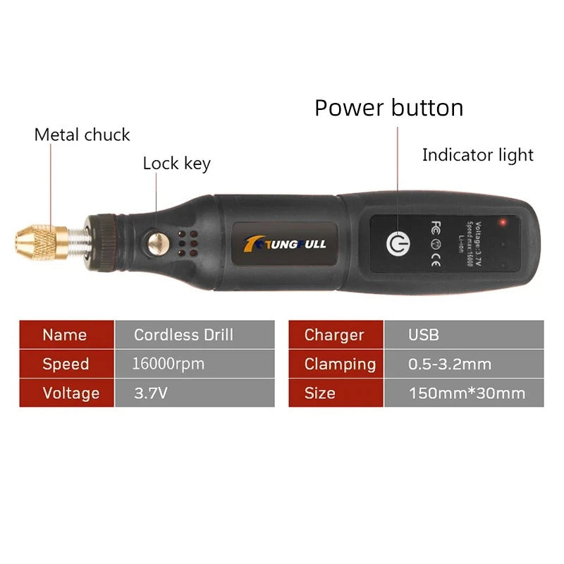 Electric Cordless Rotary Tool Kit