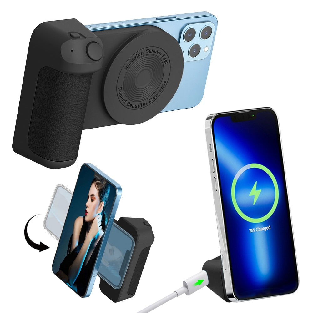 3 in 1 Grip Anti-shake  Phone Holder