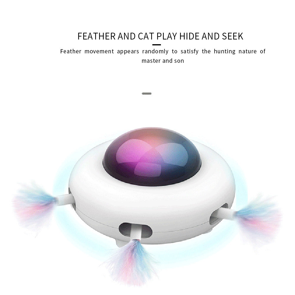 The Hide'n'Seek-UFO Cat Toy