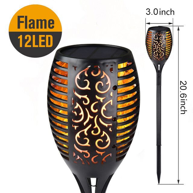 Solar Flame Garden Lights